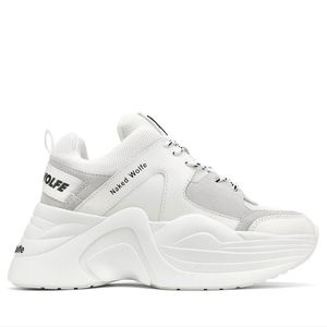 Naked Wolfe white platform sneakers